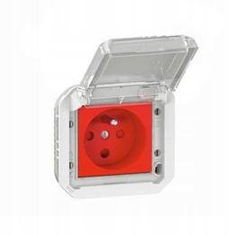 Nové Plexo Zásuvka pro blokování šroubových svorek, mechanismus šedý Legrand 069553L