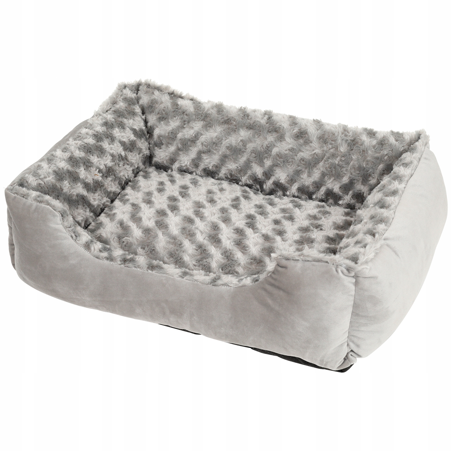 Levně Polštář Pelíšek Pro Psa Kočku 57 x 44 cm Komfortní pro mazlíčka Šedá