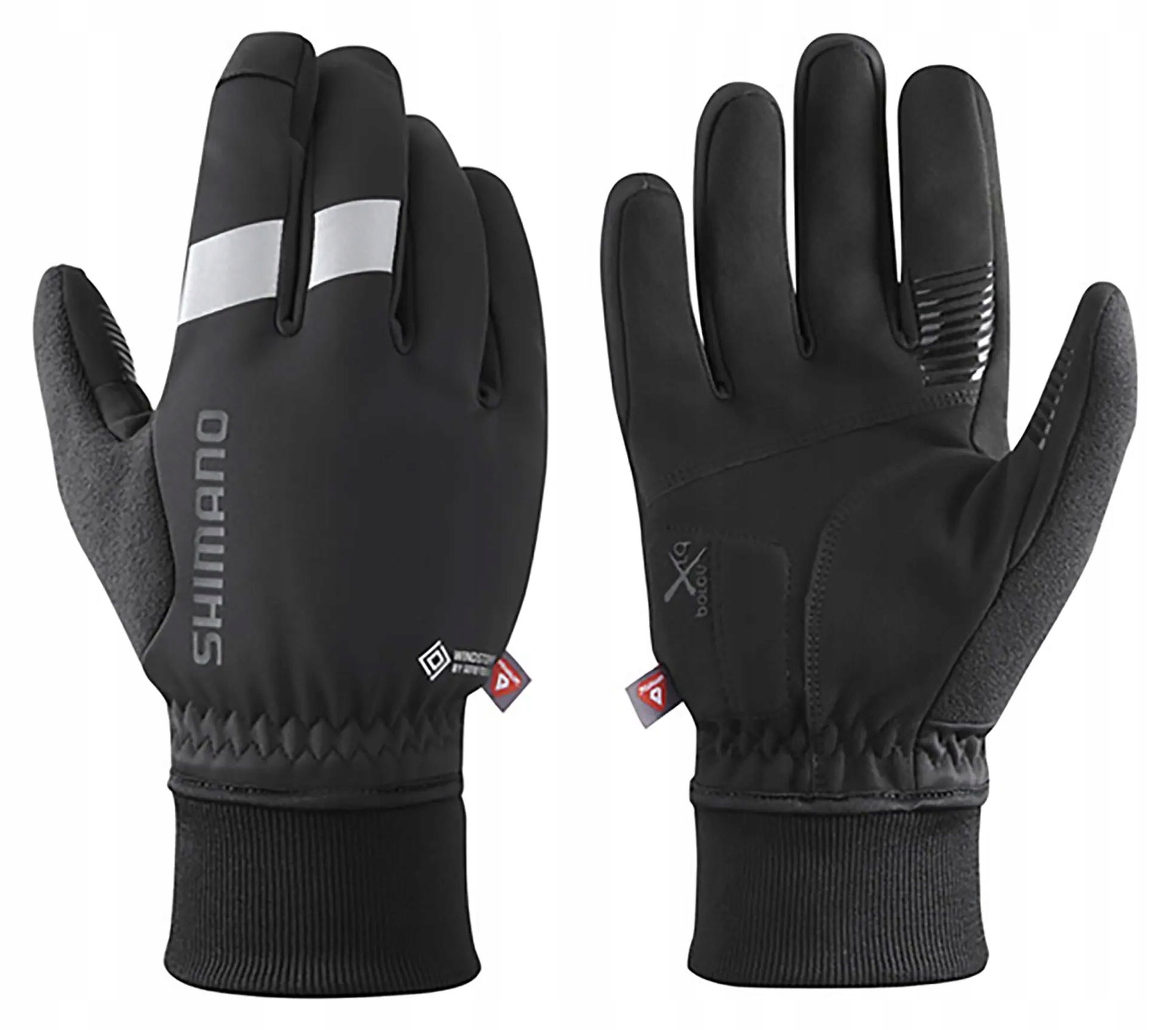 Rękawiczki rowerowe Zimowe Shimano Shimano Windstopper Primaloft długie L