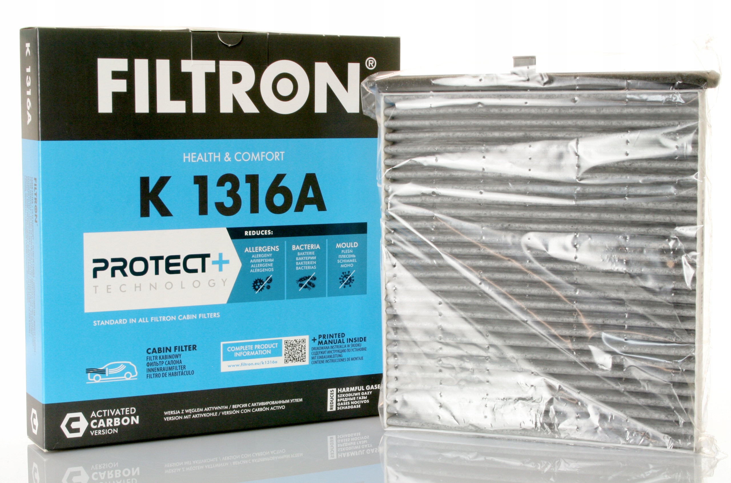 

Filtr kabinowy węglowy Filtron K1316A Mazda 3 6