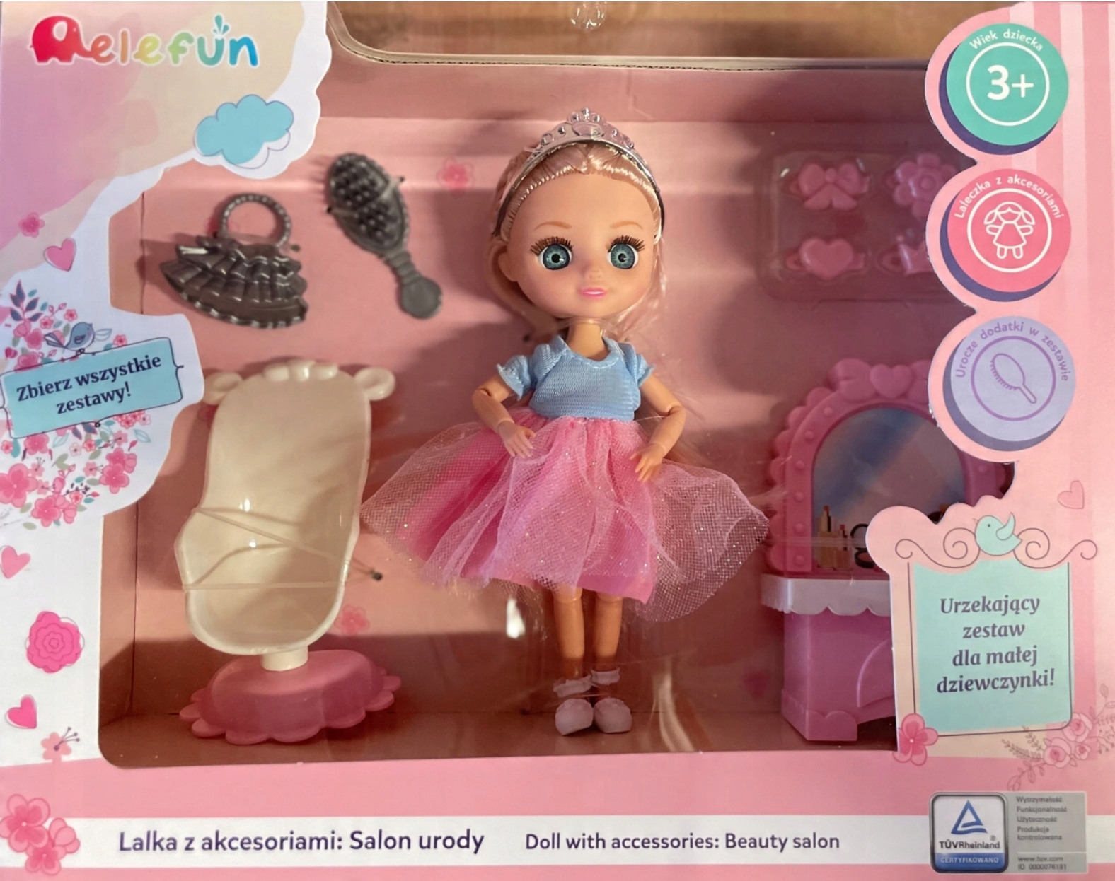 

Elefun Salon urody lalka w zestawie z akcesoriami