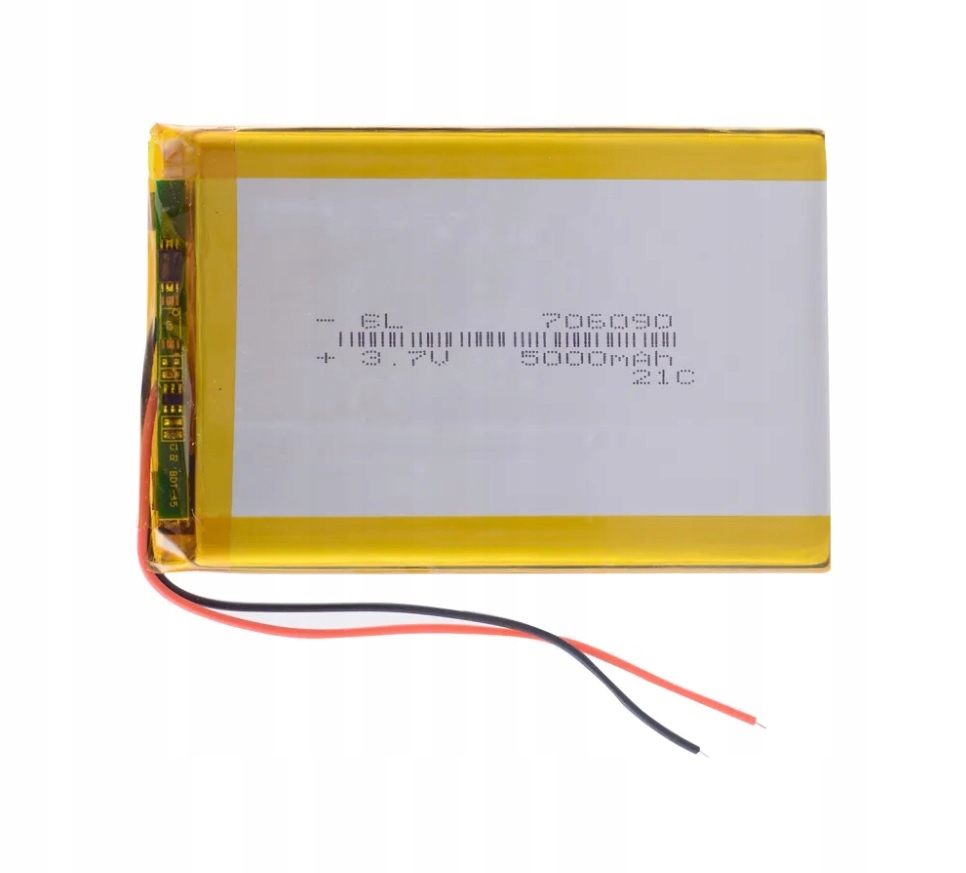 

Akumulator Li-Polymer 3.7V 5000mAh +pcm