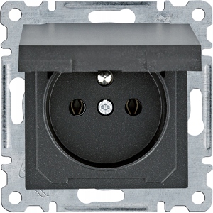 

Lumina 2 Gniazdo hermetyczne 2p+z IP44 czarne