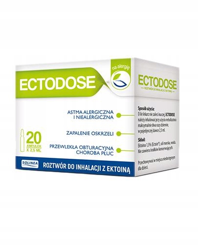 

Ectodose roztwór do inhalacji 20 x 2,5 ml
