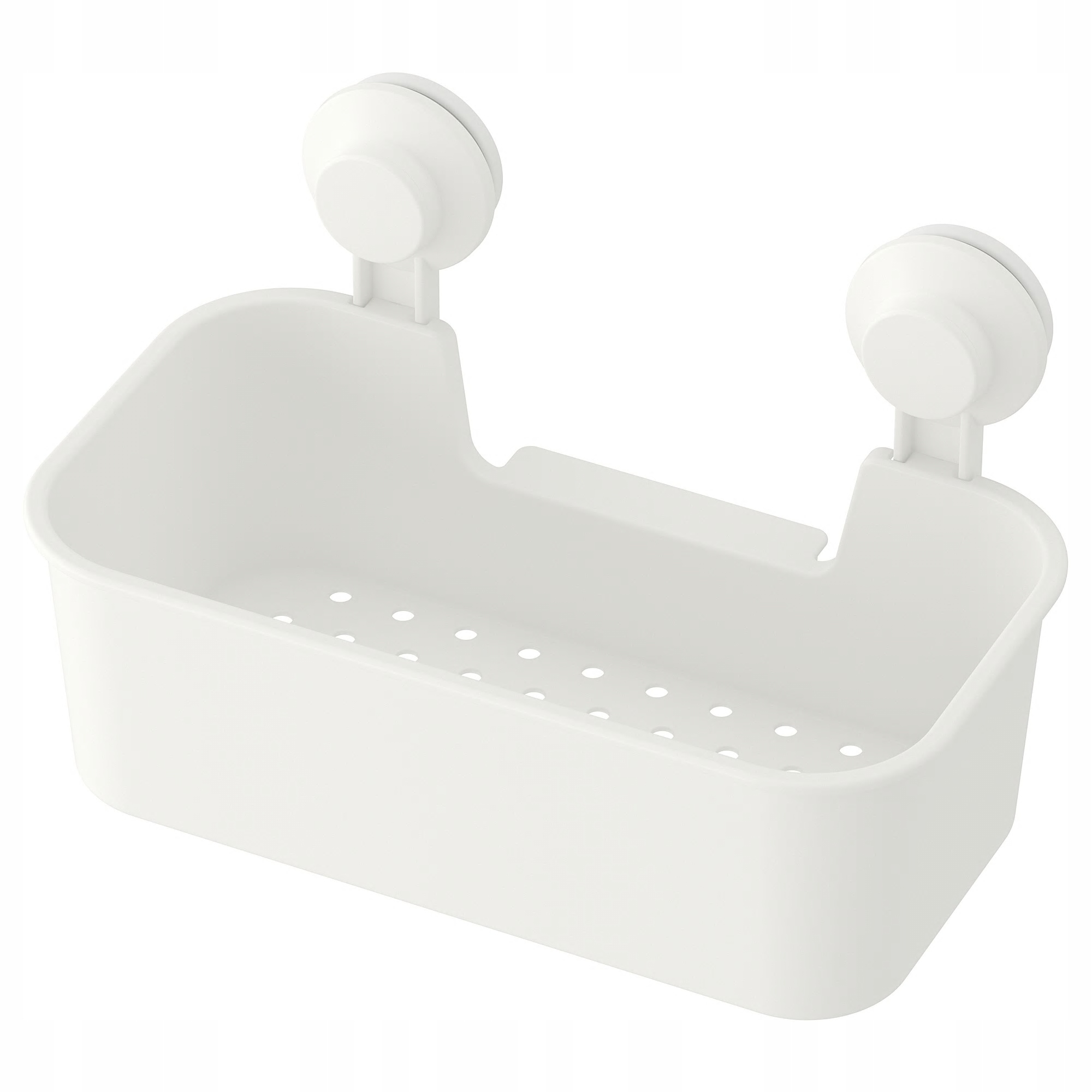 

Ikea Tisken Kosz z przyssawkami biały