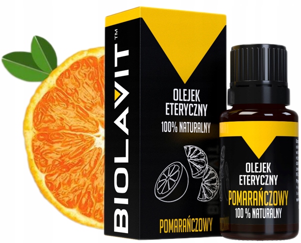 

Naturalne olejki zapachowe do samochodu Pomarańcz