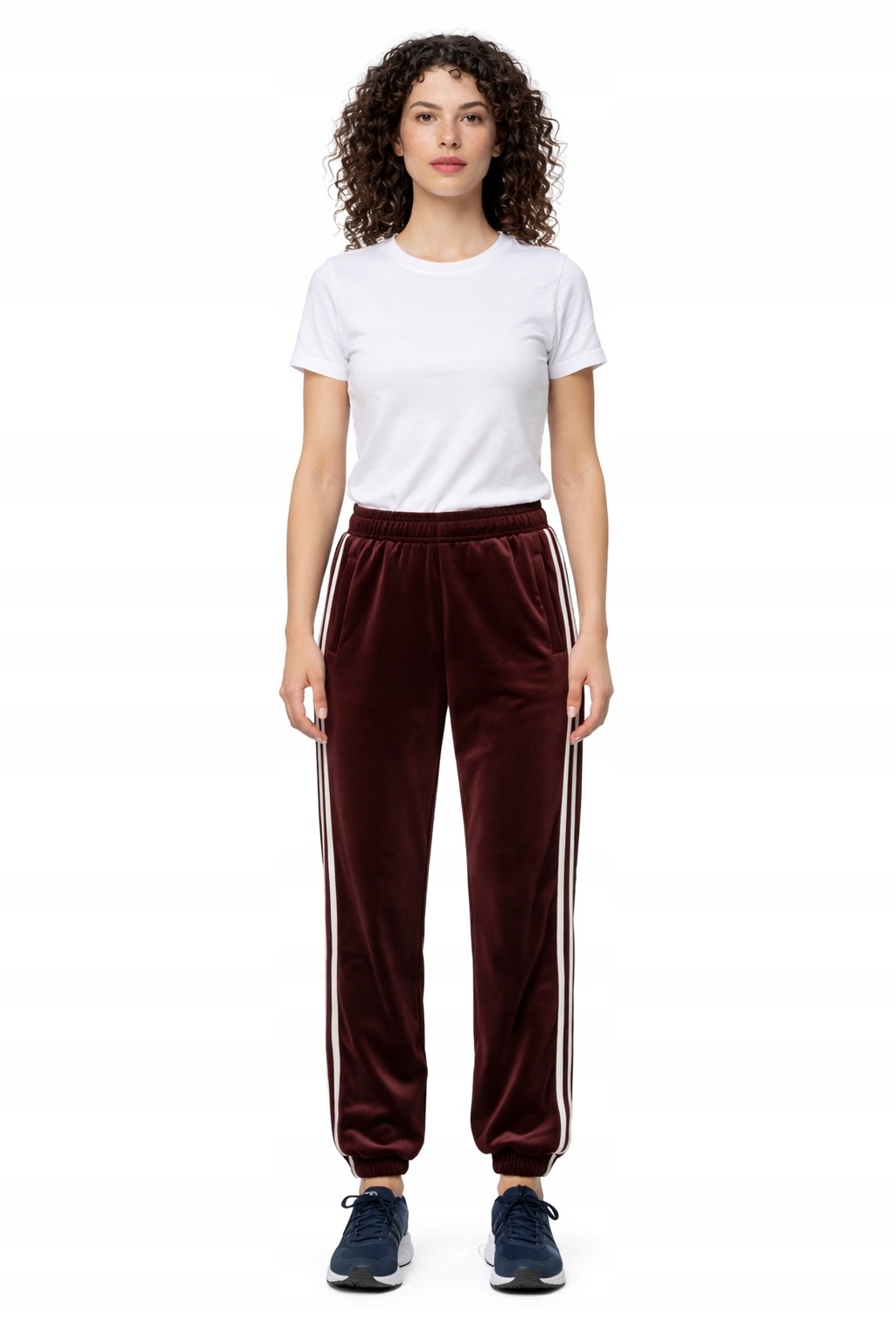 Adidas Teplákové Kalhoty S Lampasy V Hnědé Barvě M I2C