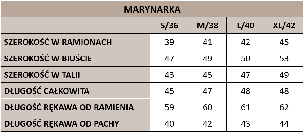 Elegancka MARYNARKA KRÓTKA Czarna, Nowoczesny Żakiet Damski do Garnituru Zapięcie guziki