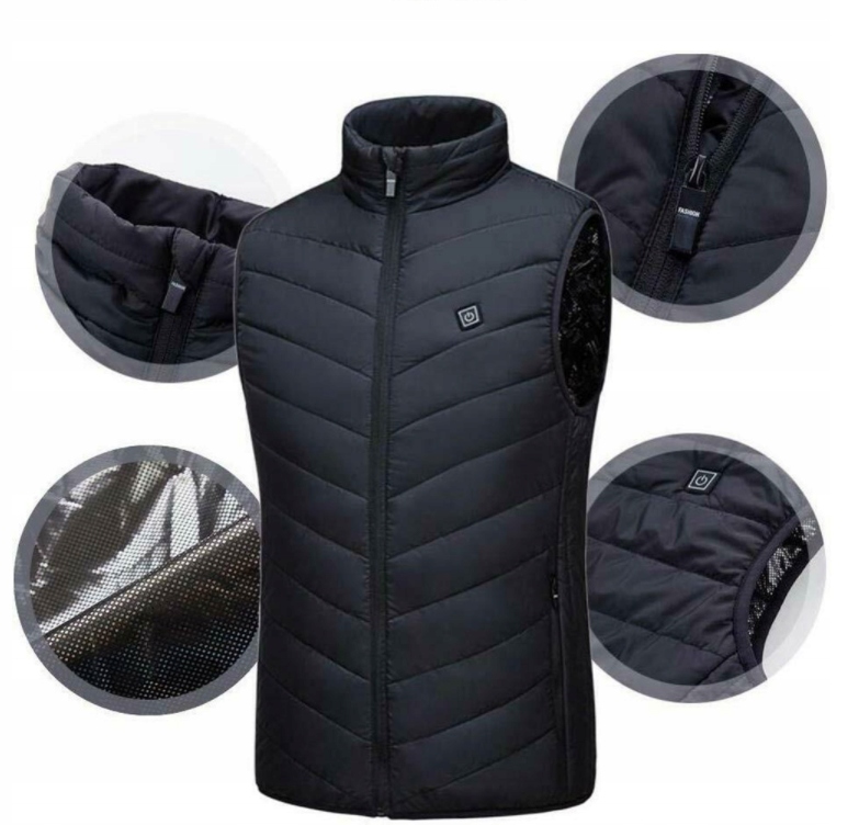 KAMIZELKA OGRZEWANA ELEKTRYCZNA PODGRZEWANA BEZRĘKAWNIK UNI USB CIEPŁA XL Kod producenta KAMIZELKA PODGRZEWANA