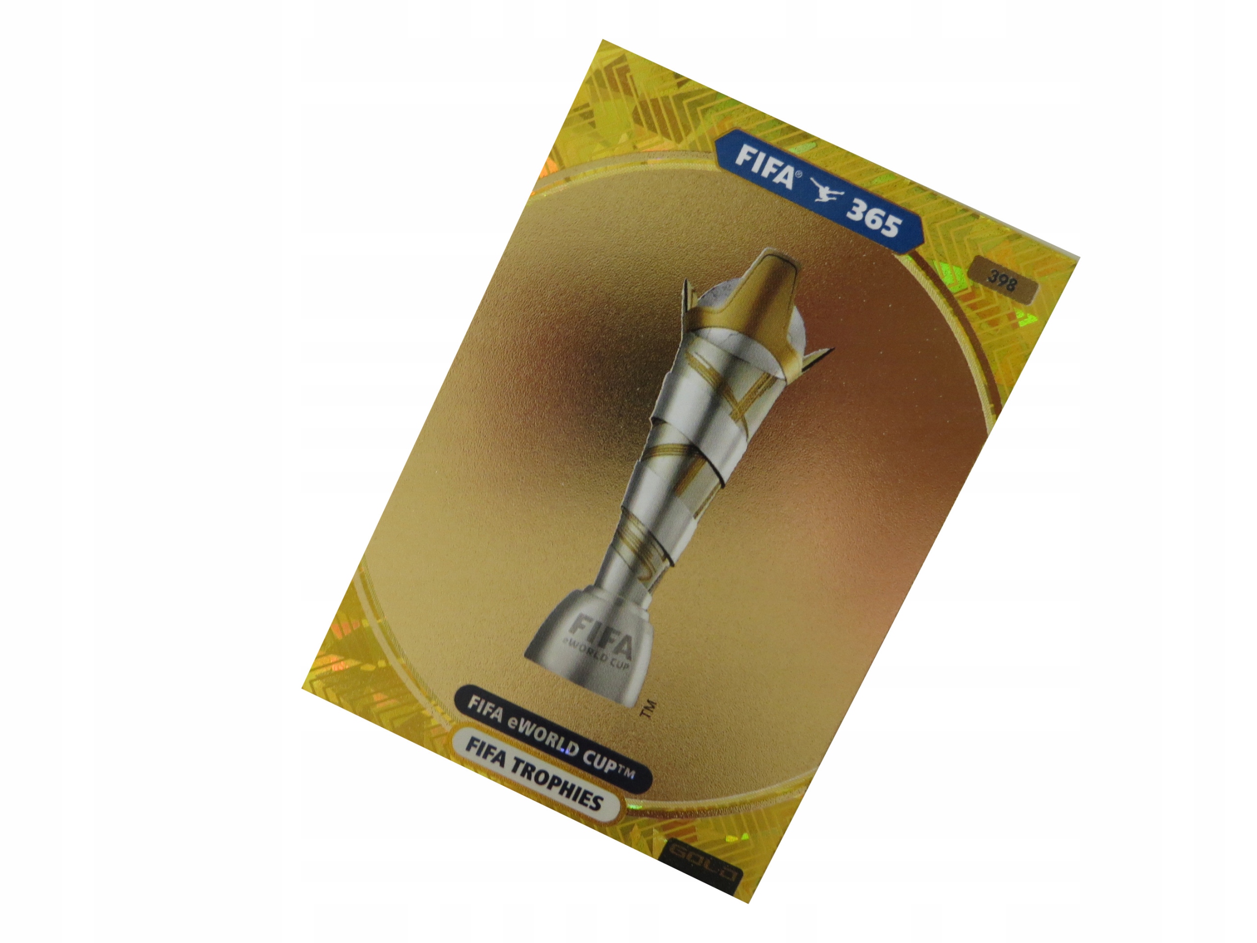 Panini Fifa 365 2021 Karty Piłkarskie Gold 398 Fifa Trophies eWORLD Cup