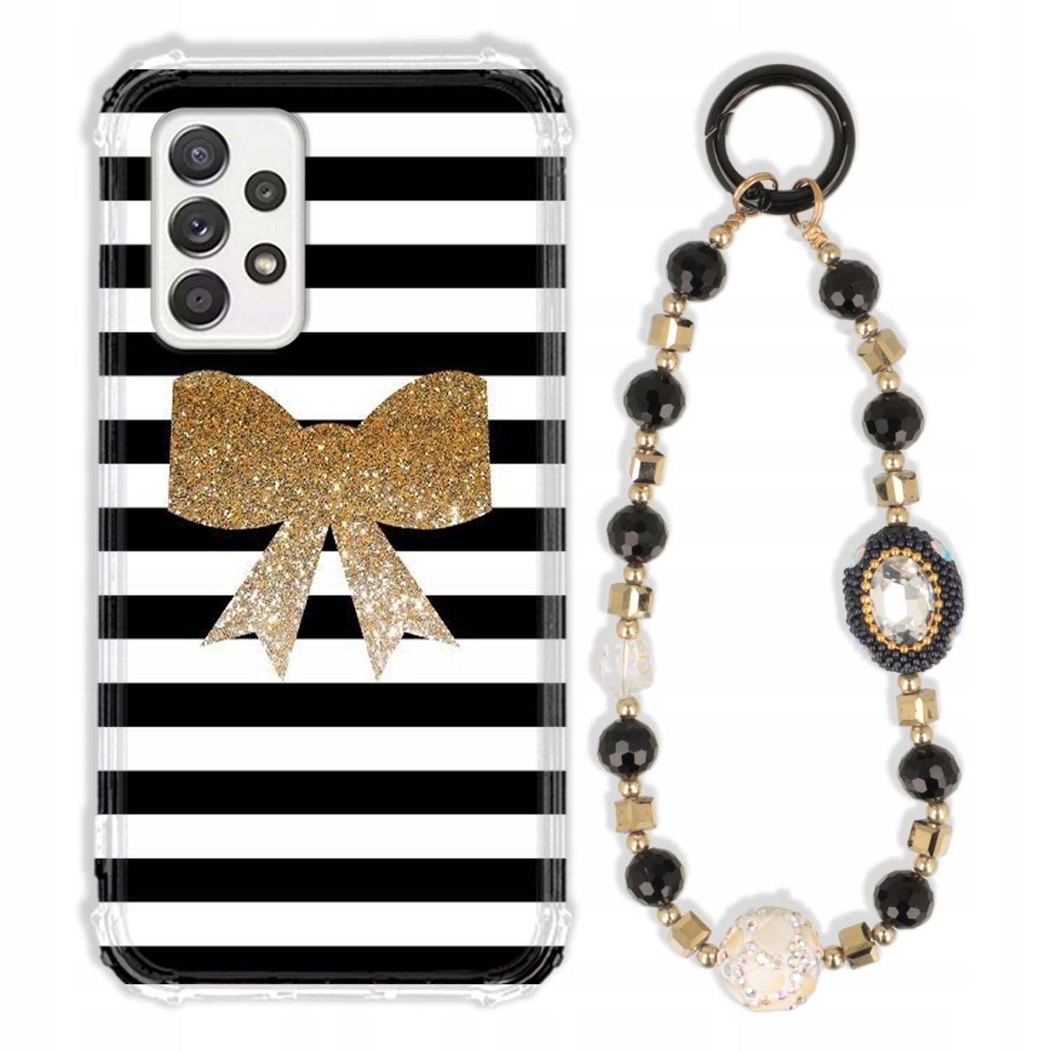 Pouzdro Pro Samsung A52 5G Antishock Zirkony Černozlaté Odolné| Silné