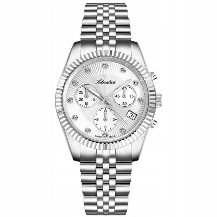 Dámské hodinky Adriatica A3809.5143CH Zirkony stříbrné