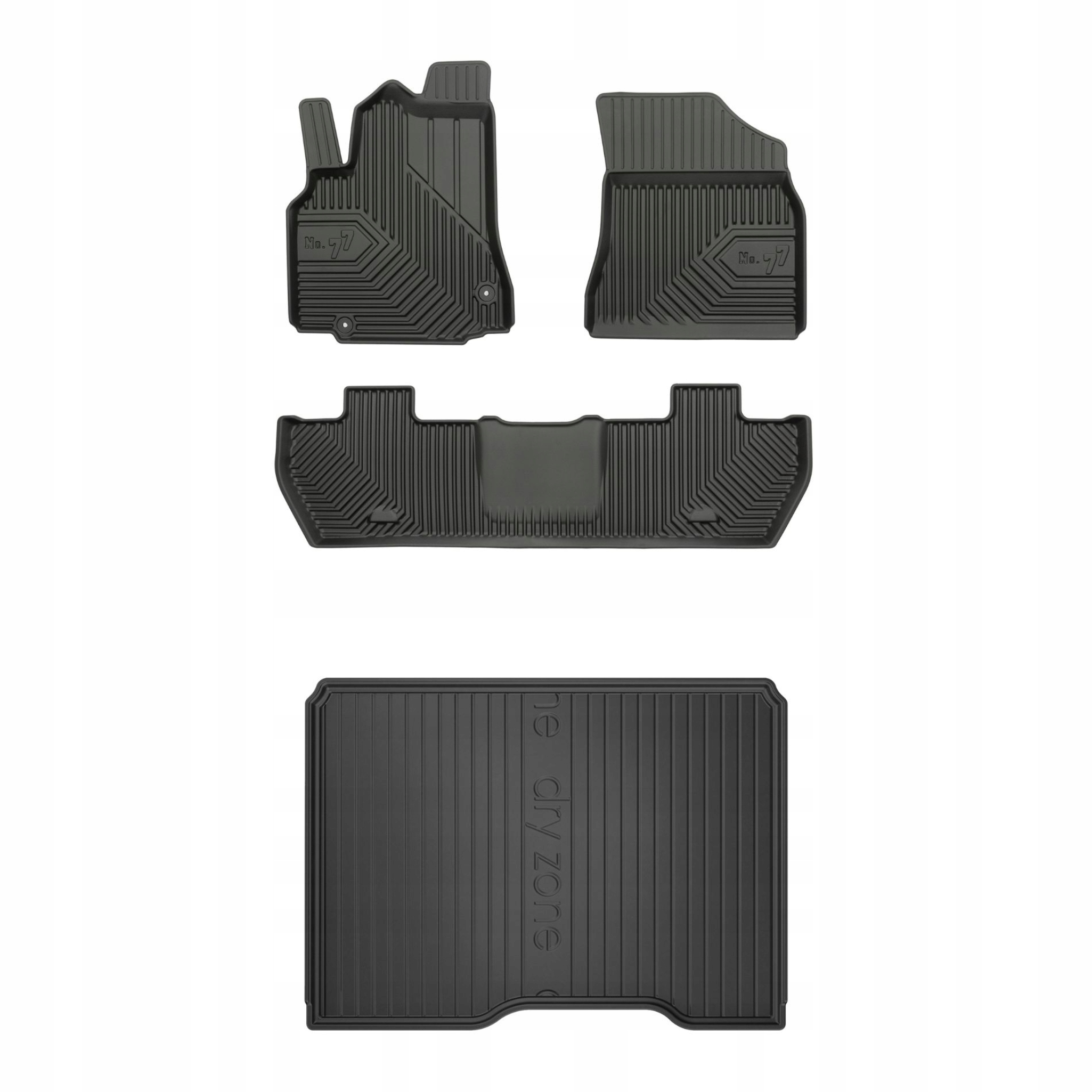 Sada gumových kobercov a rohoží pre Citroën Berlingo II Multi