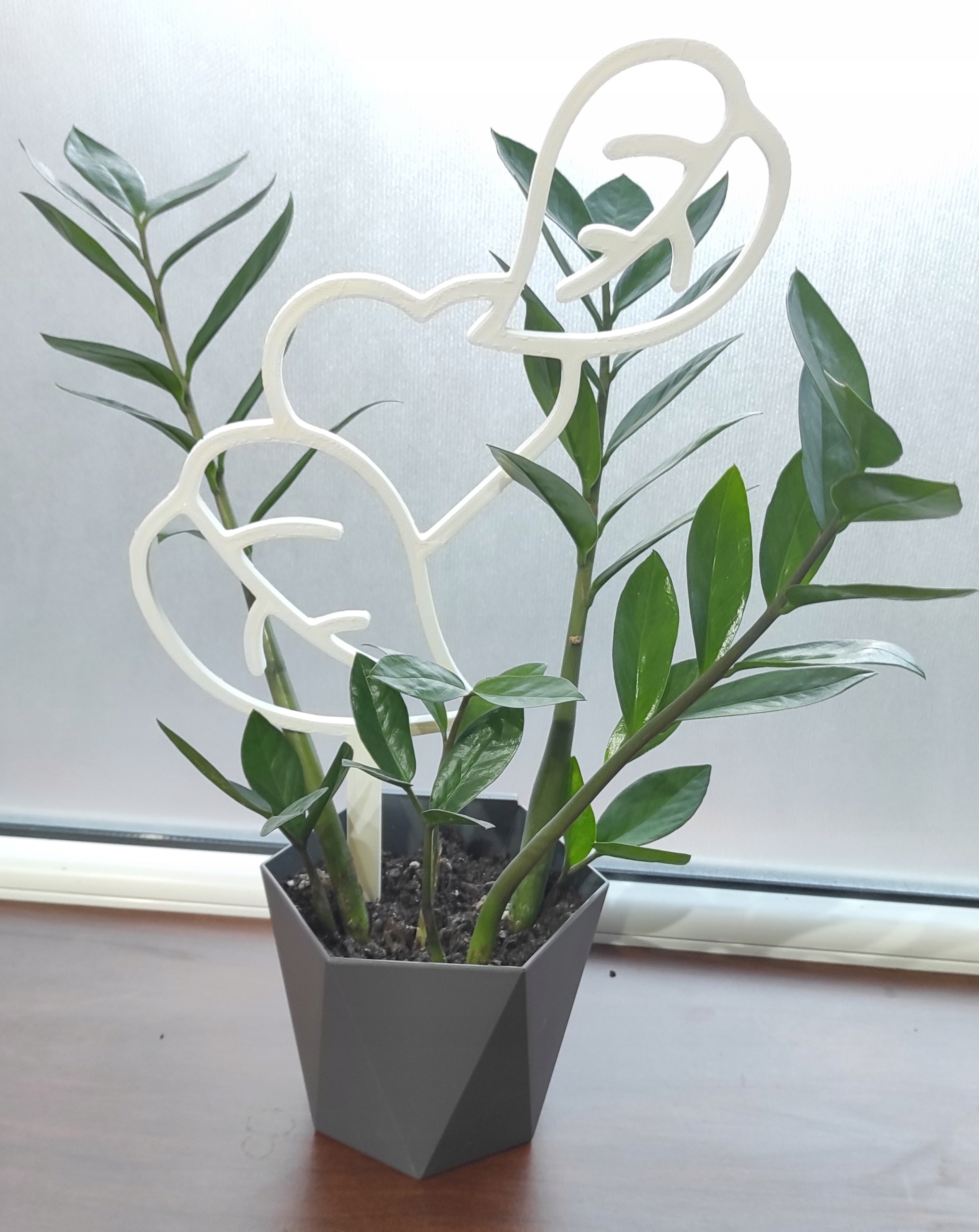 PODPÓRKA KWIATÓW ROŚLIN PERGOLA SERCE LIŚĆ 37 cm Kod producenta slb01