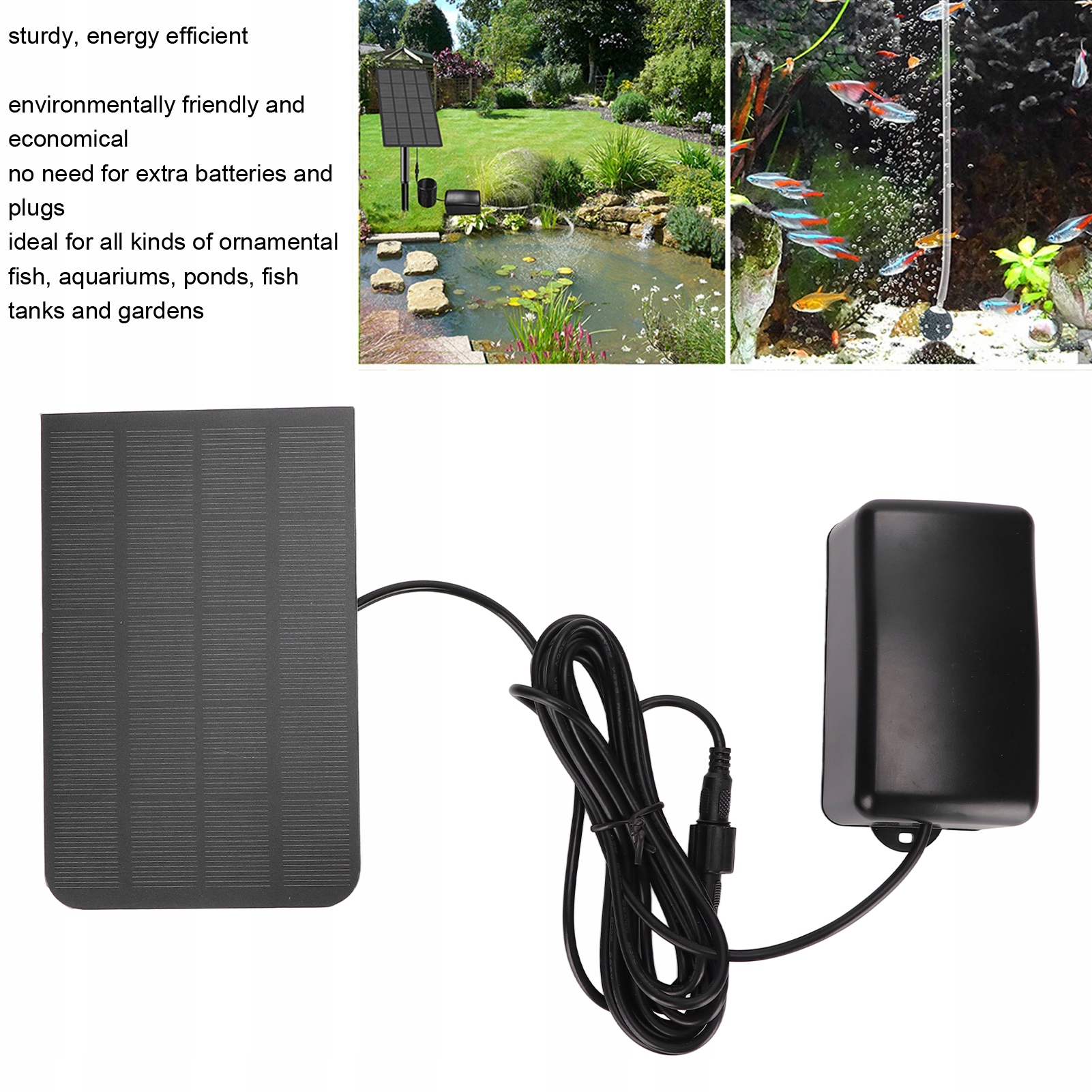 POMPA SOLARNA DO OCZKA WODNEGO SŁONECZNA FONTANN Producent inna