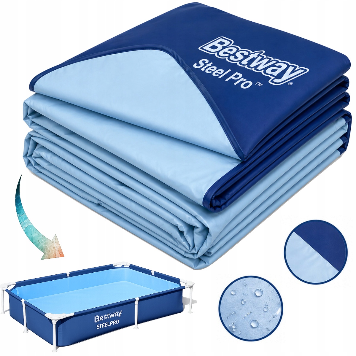 Bazénová vložka do roštového bazéna Bestway Steel Pro 300x201x66 cm