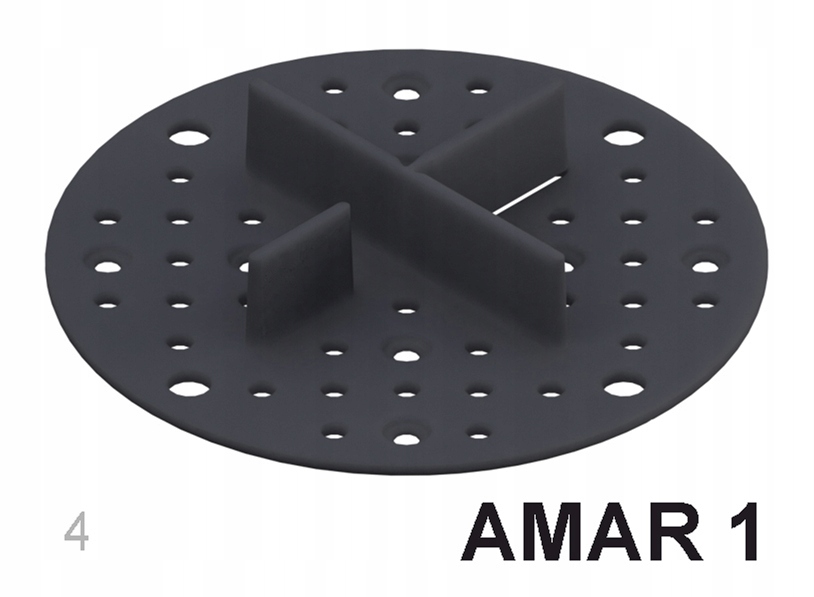 Podstawki 2 mm Gumowe DDP002R Wspornik Deck-Dry pod płyty Taras kpl 50 szt