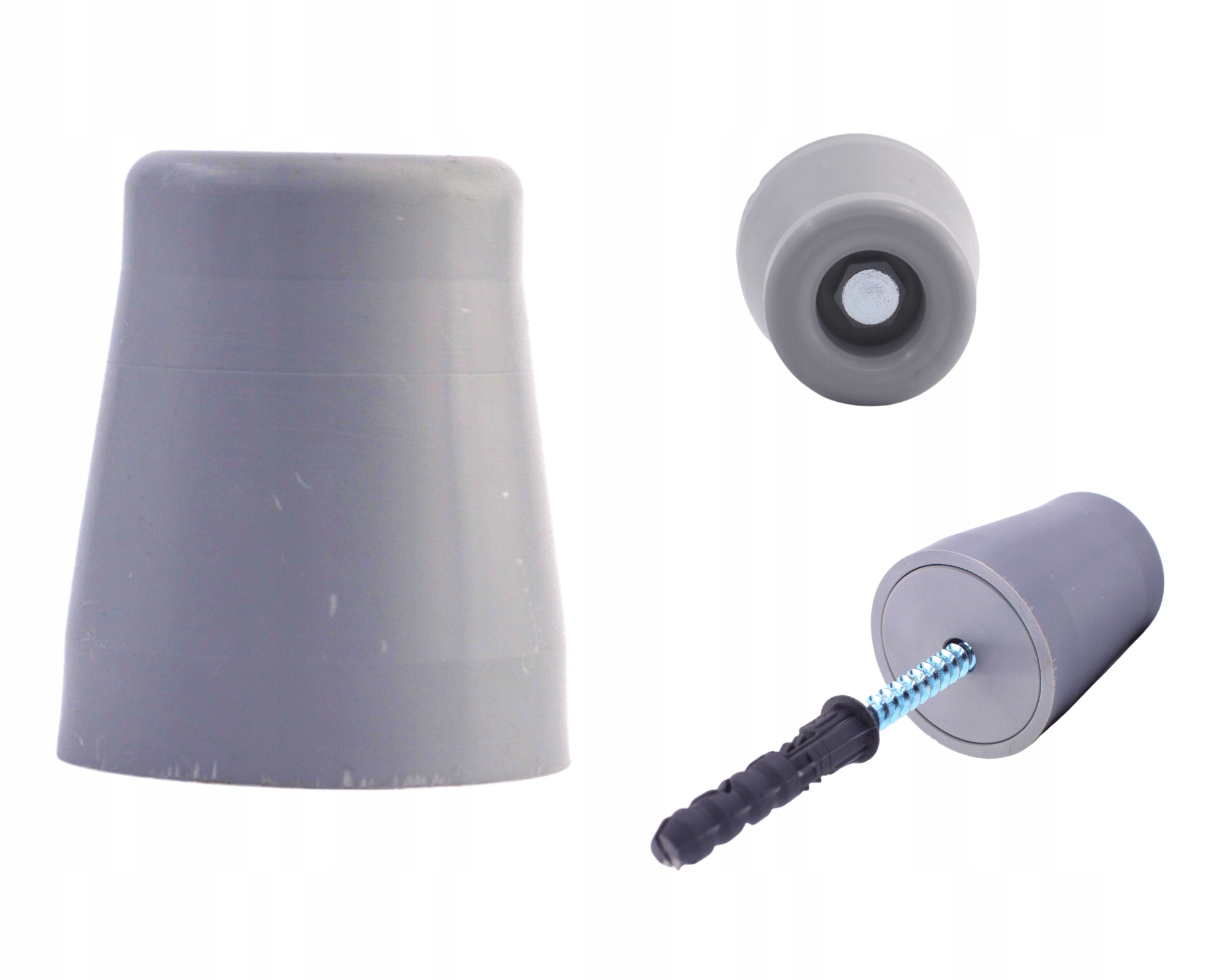 

Odbojnik Ogranicznik Drzwi Odbój Szary Stoper 60MM