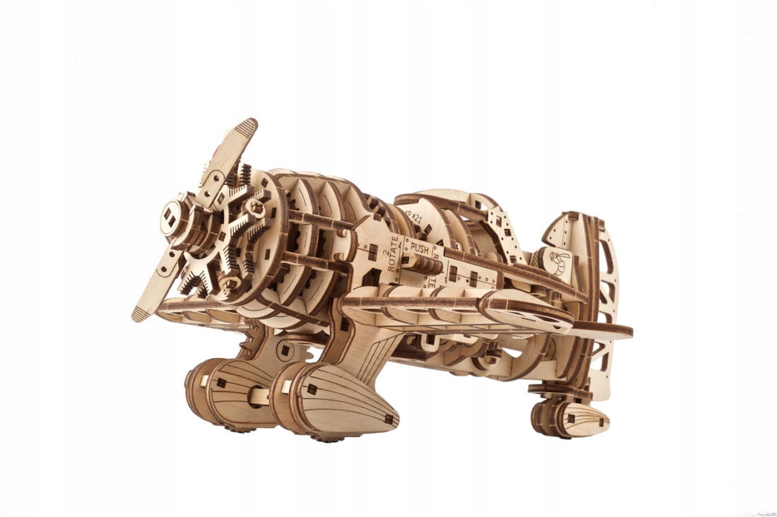 

Samolot Mad Hornet Ugears drewniany model 3D