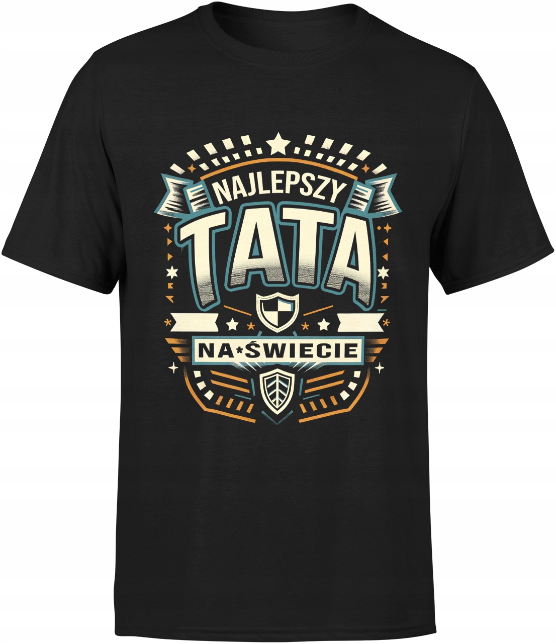 PREZENT DLA TATY KOSZULKA NAJLEPSZY TATA NA ŚWIECIE NA DZIEŃ OJCA TATY R. S