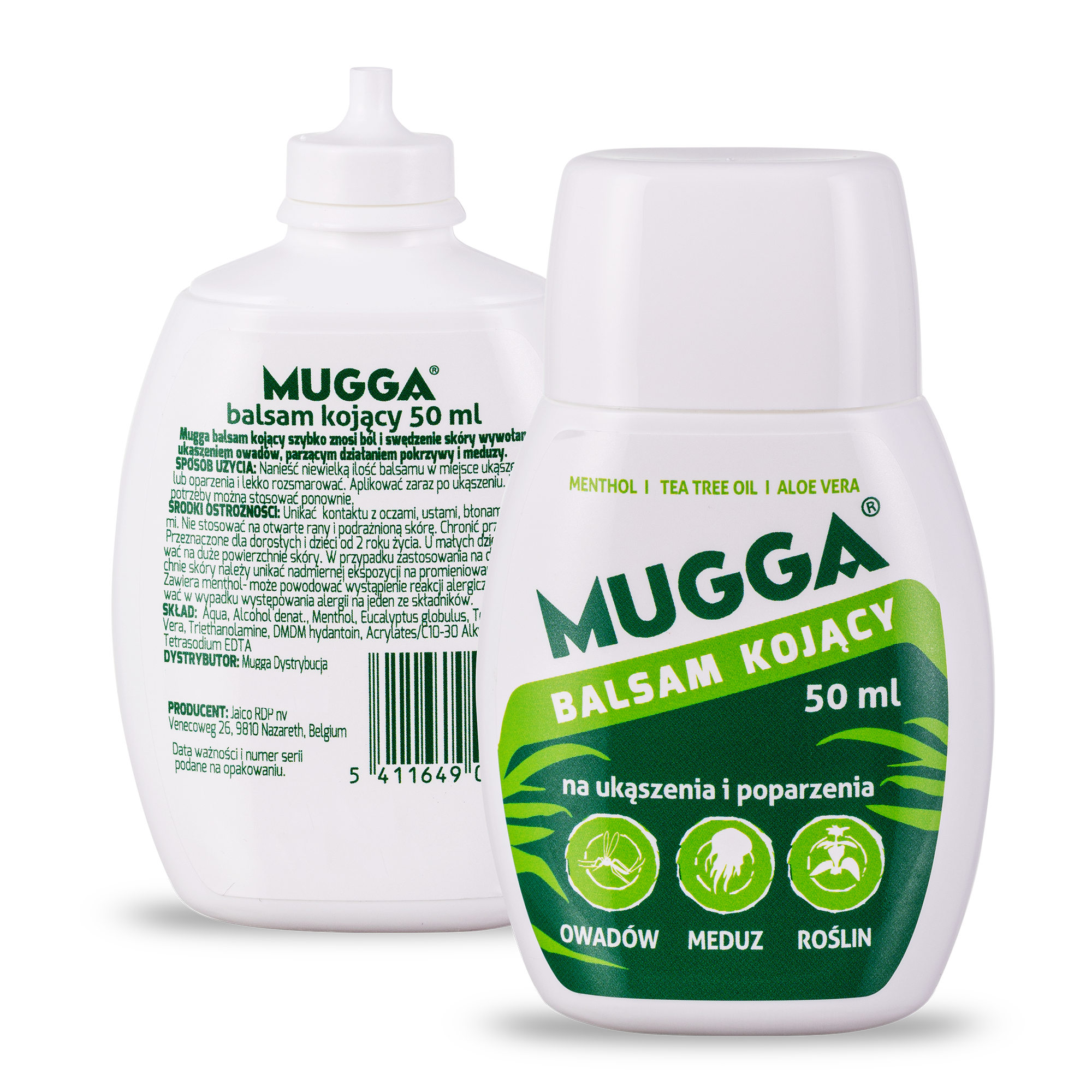 MUGGA KOJĄCY BALSAM PO UKĄSZENIU OWADÓW I MEDUZ