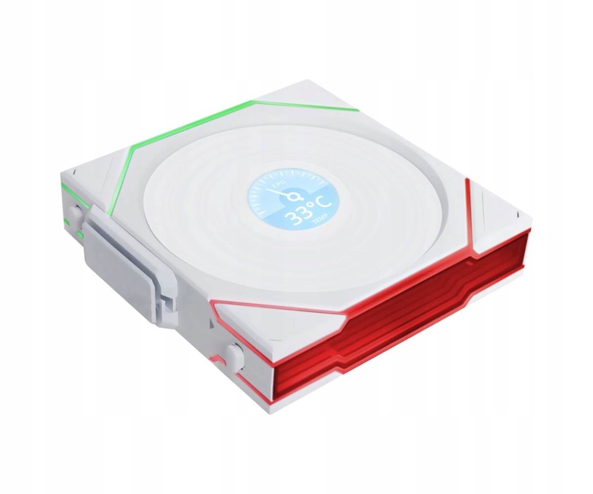 Wentylator Lian Li Uni Fan Tl Wireless LCD White 120mm 1900RPM 62CFM Argb