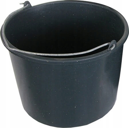 

Wiadro Wiaderko Budowlane Czarne 12 L