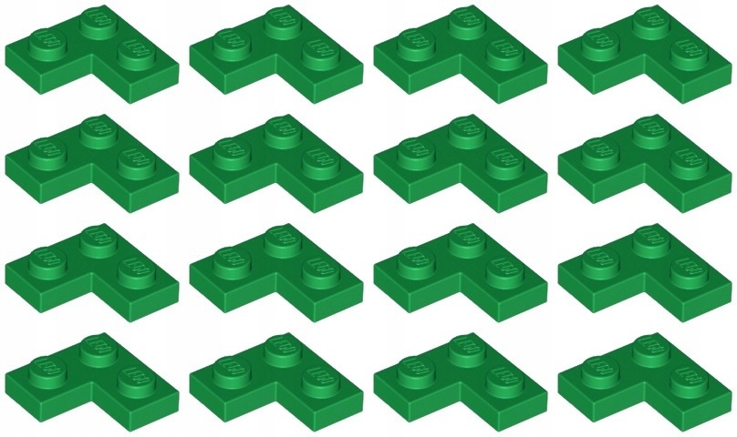 

Lego 2420 Płytka Narożna 2x2 zielona (10g) 16 szt.