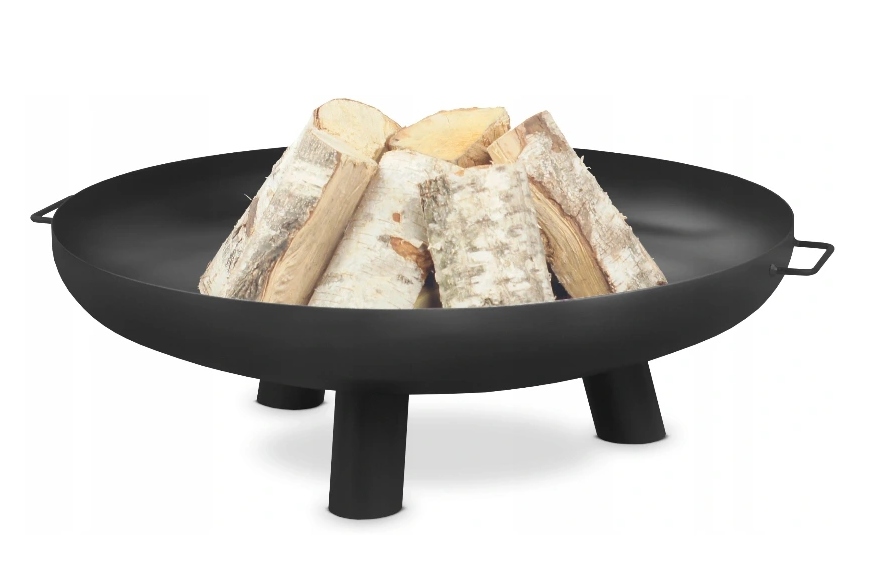 Duże palenisko ogrodowe 80 cm na ognisko do grilla