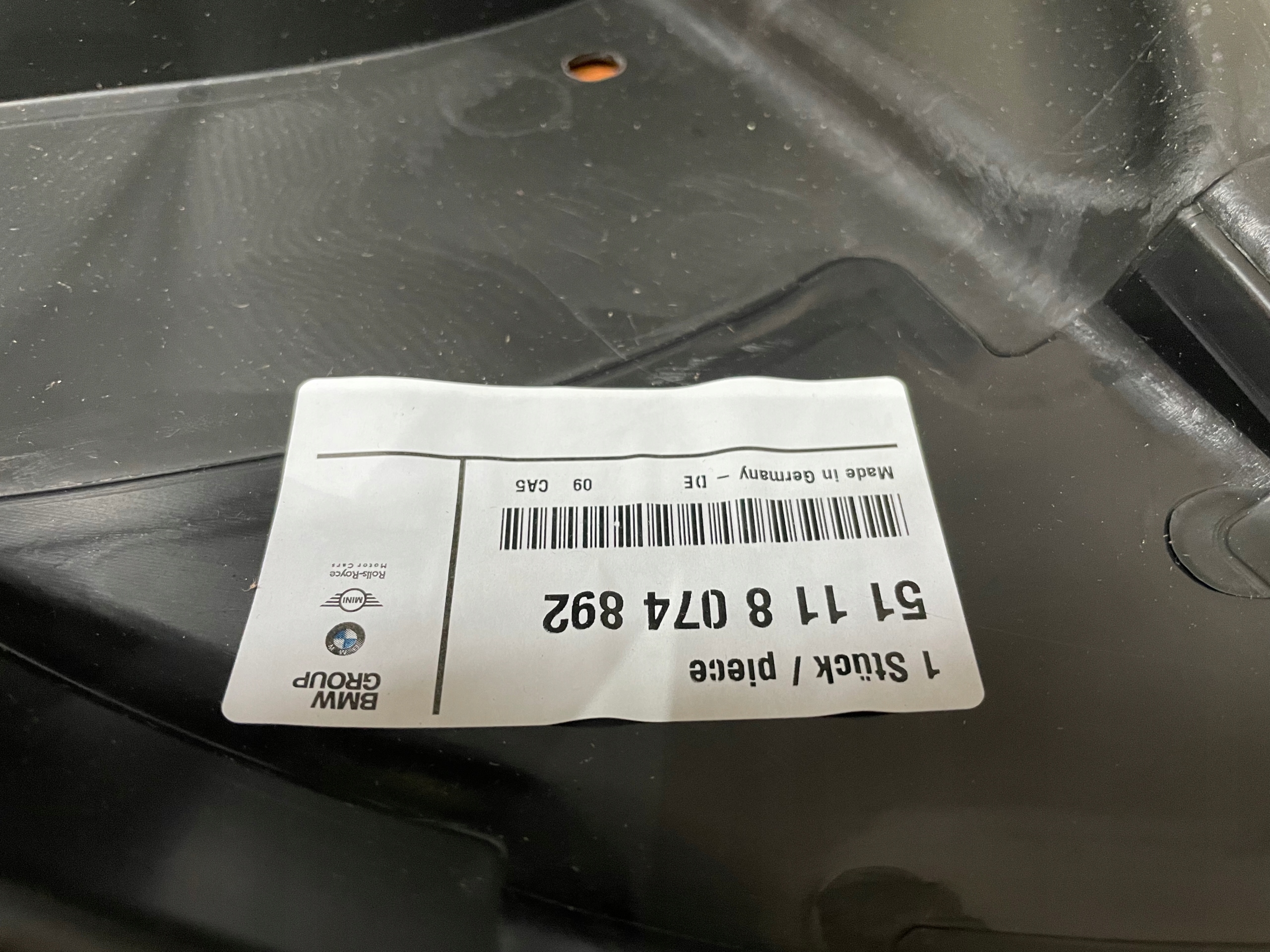 mudguard right KPL BMW 3 G20 G21 m-packet