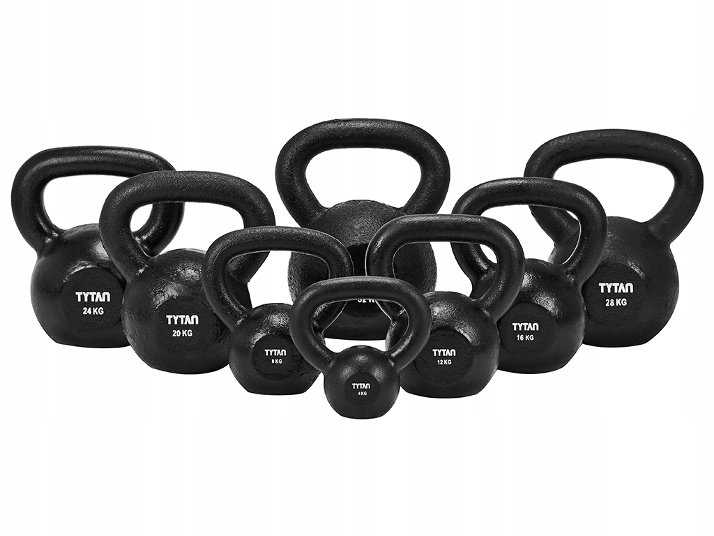 Hantla KETTLEBELL Odważnik Żeliwo TYTAN 12 kg Model 9486