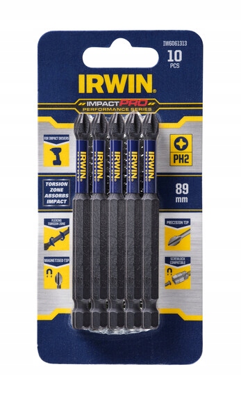 Bit pro desky Irwin Koncovka PH2 x 89 mm 10 ks