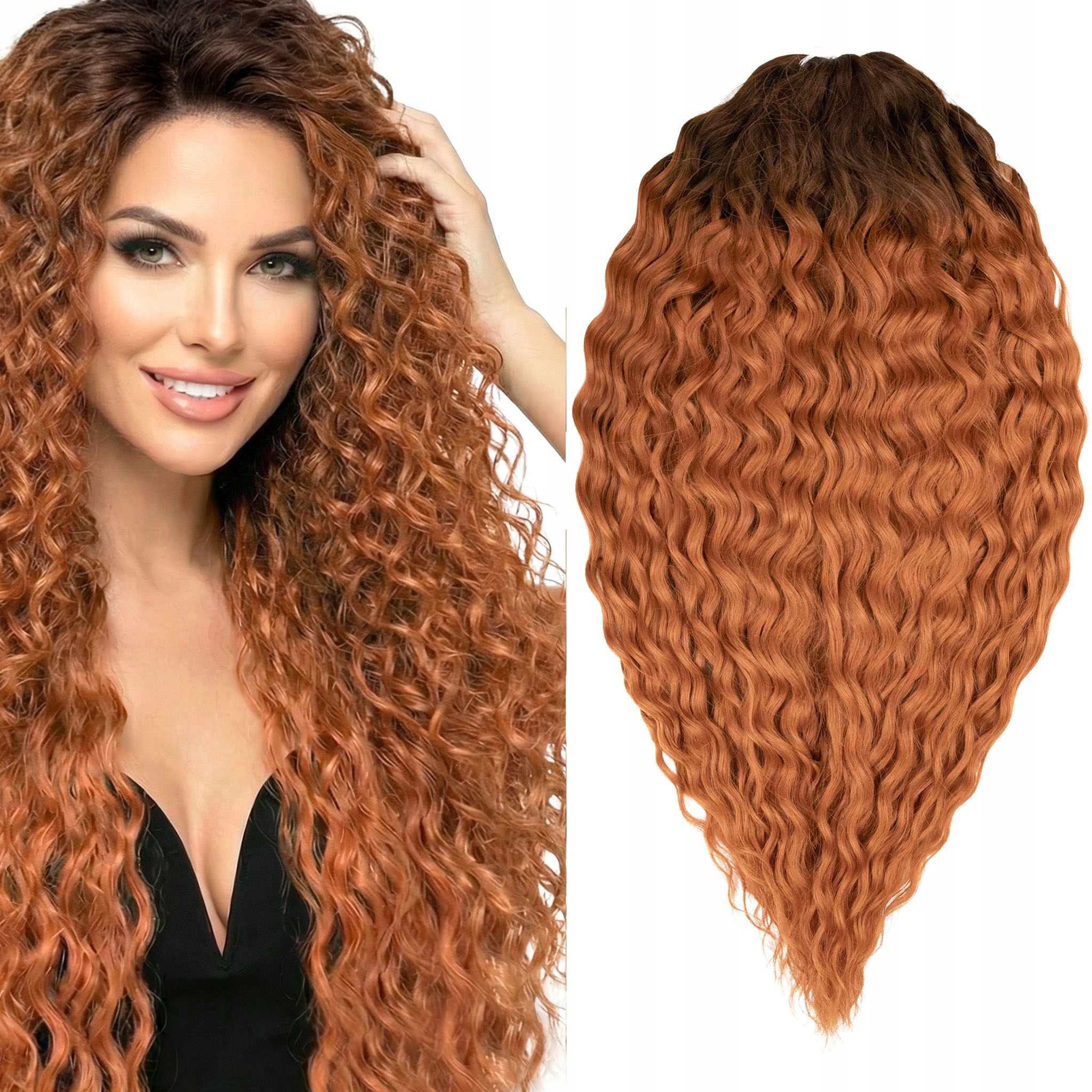 Syntetické vlasy Afroloki Ariel Premium 22" 55 cm 300 g #TT-BORANGE36