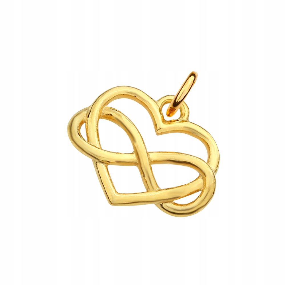 

Zawieszka wisiorek serce nieskończoność srebro