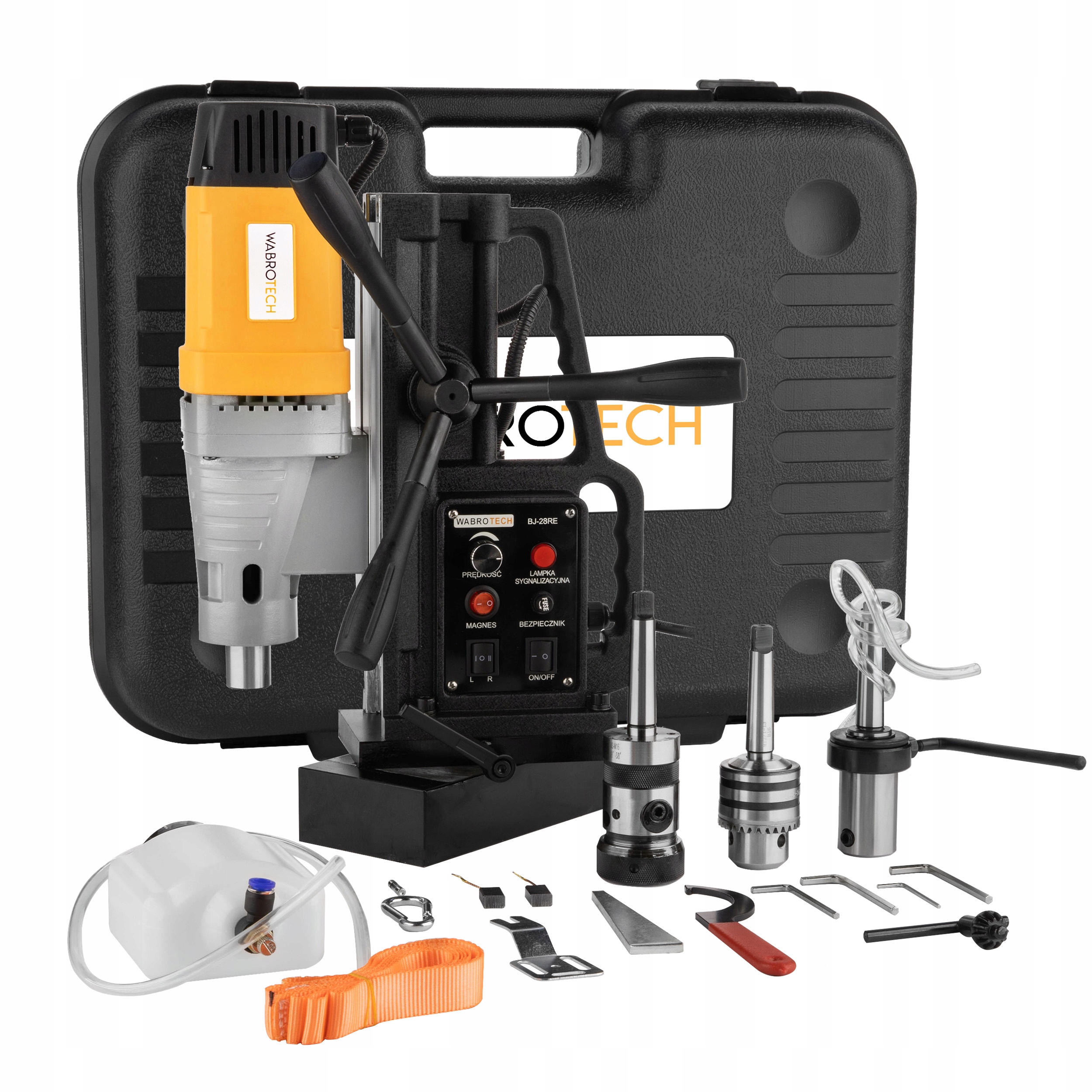 Magnetická vrtačka Závitování Frézování Wabrotech WT28RE 2080W fi60mm