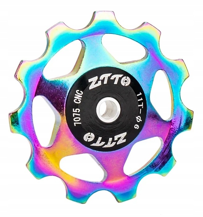 Ztto 11T kółko przerzutki ceramiczne łożysko Xtr tęczowy Rainbow