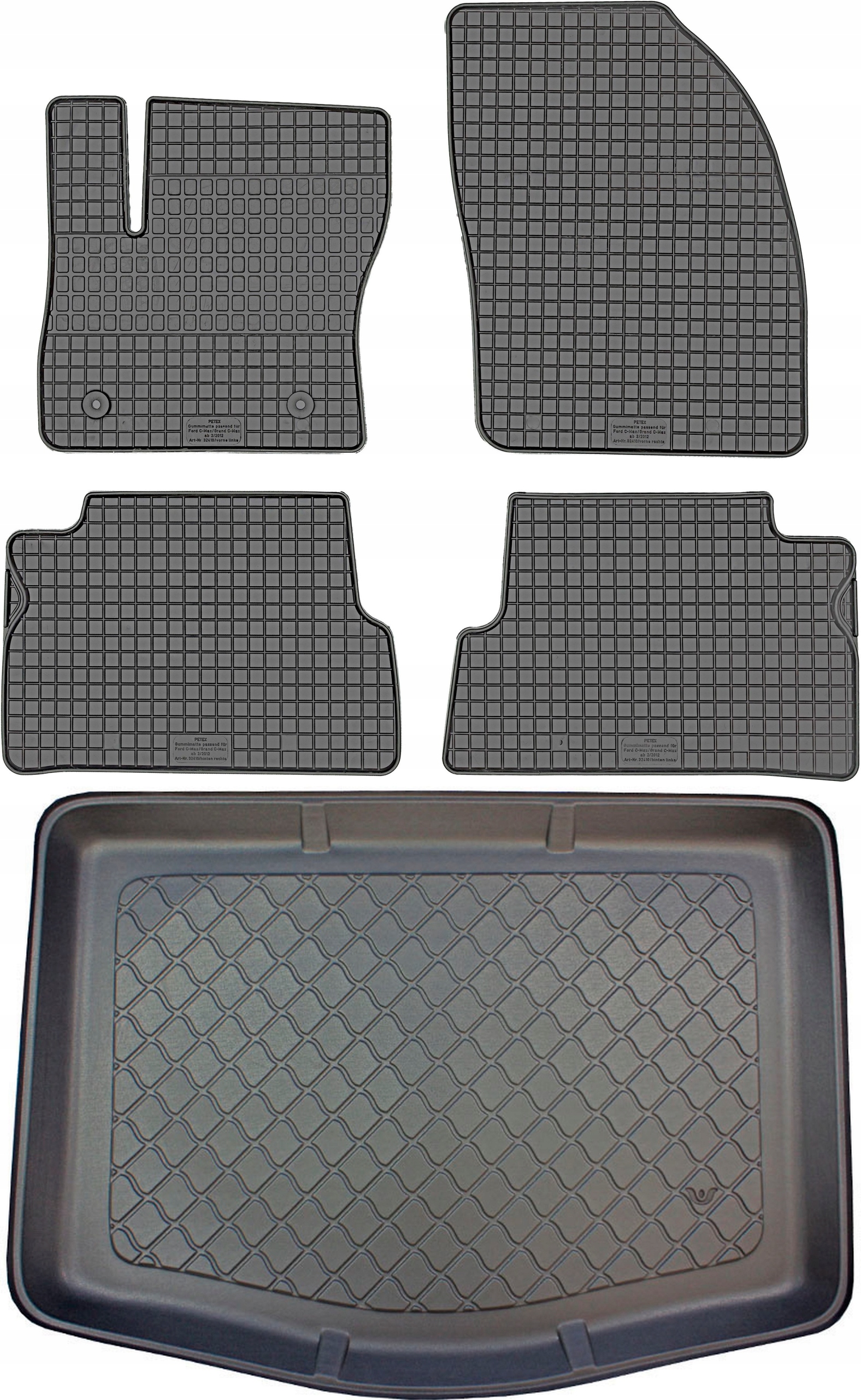 

Ford C-Max II Minivan 2010-2019 Dywaniki z matą