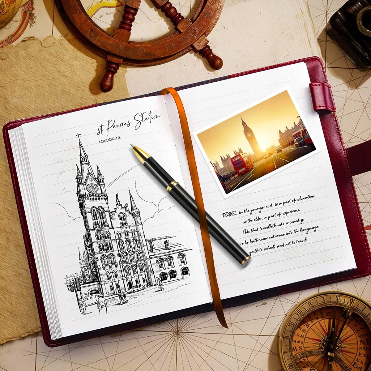 Skórzany Notatnik Notes Pamiętnik na kod MOHOO Okładka twarda