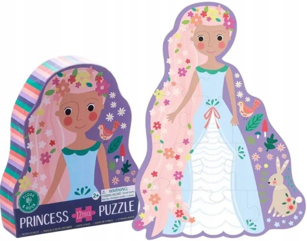 12 DB-OS MESEVILÁG PUZZLE, FLOSS & ROCK