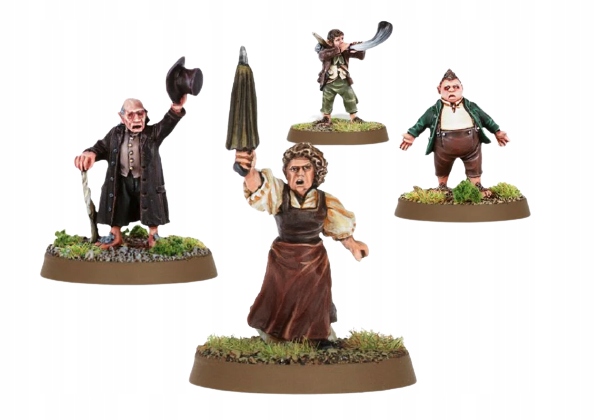 Hobbits of the Shire , 4szt. LOTR System Lord of the Rings