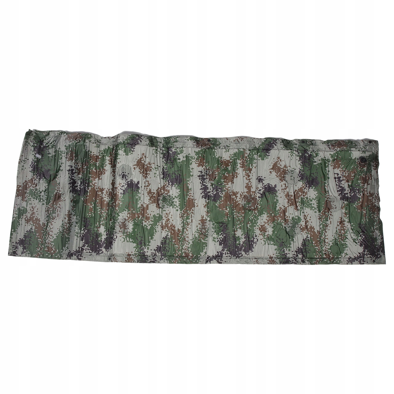 Składana Mata Kempingowa Z Poduszką I Wzorem Kamuflażu