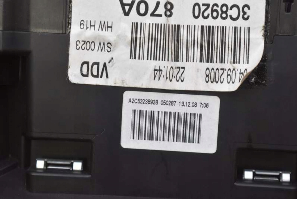 dials dials EU 3C8920870A VW PASSAT CC 2.0 TDI 140 KM 08-12
