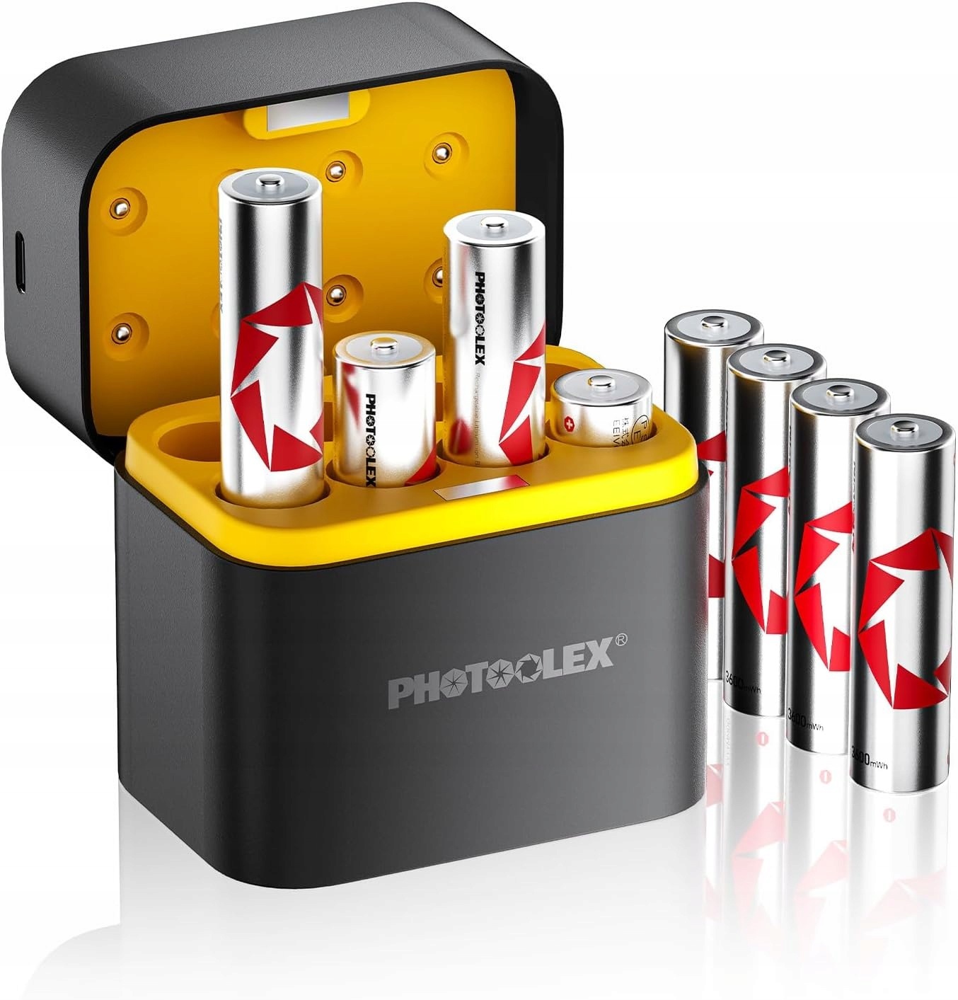 Nabíjecí Stanice A Nabíječka Baterií Photoolex Aa Baterie Usb 5V