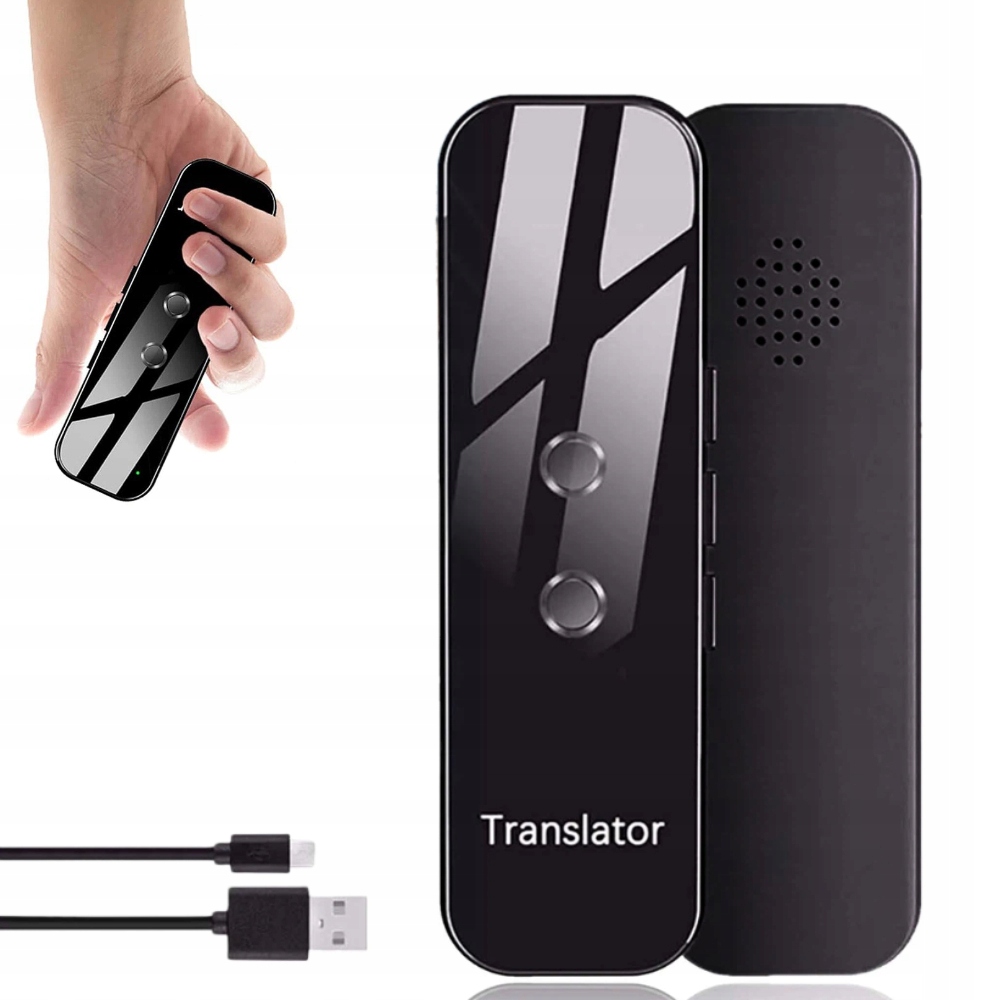 Przenośny tłumacz języków w czasie rzeczywistym tłumacz
