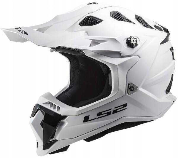 LS2 MX700 Subverter Evo Solid White prilba cross off road biela XL 61-62 cm