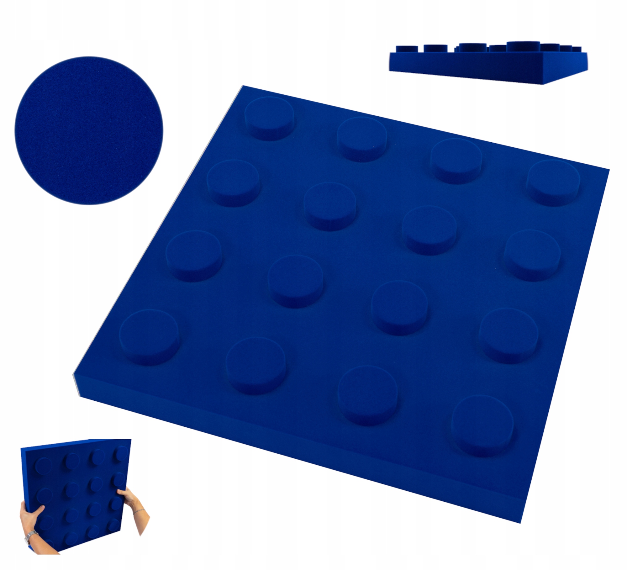 Dekorativní akustický tlumící panel Decor 50x50 cm gr7 cm Klocek atesty