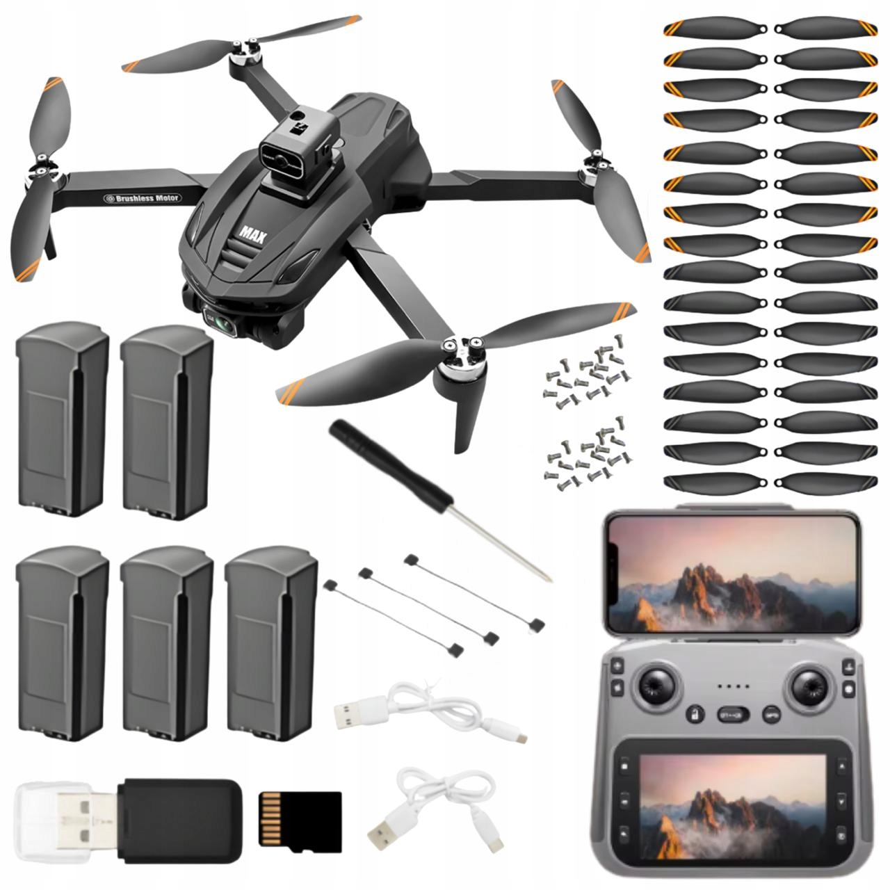 Dron Z Kamerą Wifi 5G Gps 8K C0 Profesjonalny Długi Lot Omijanie Przeszkód