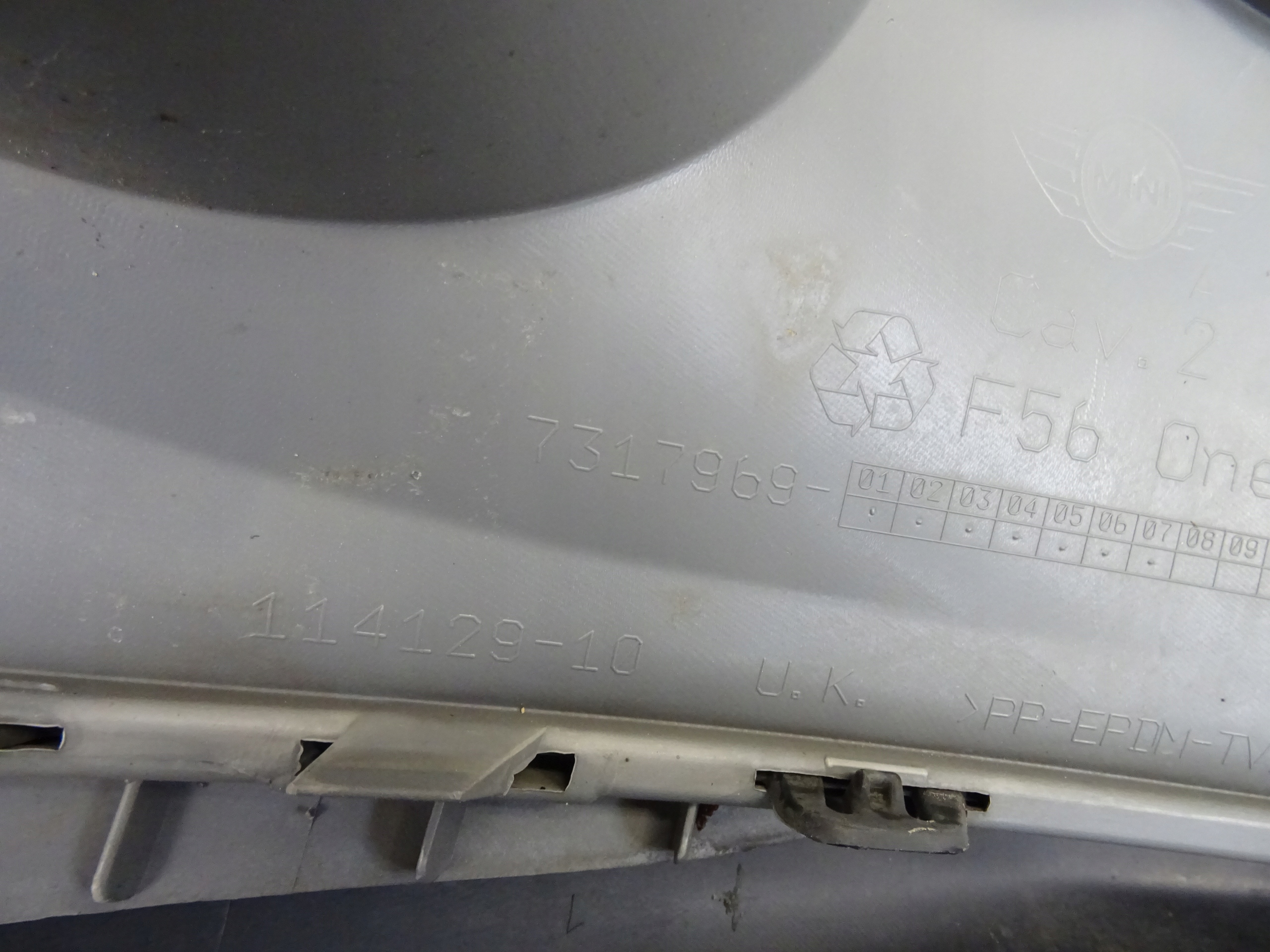 MINI COOPER ONE F55 F56 bumper front front