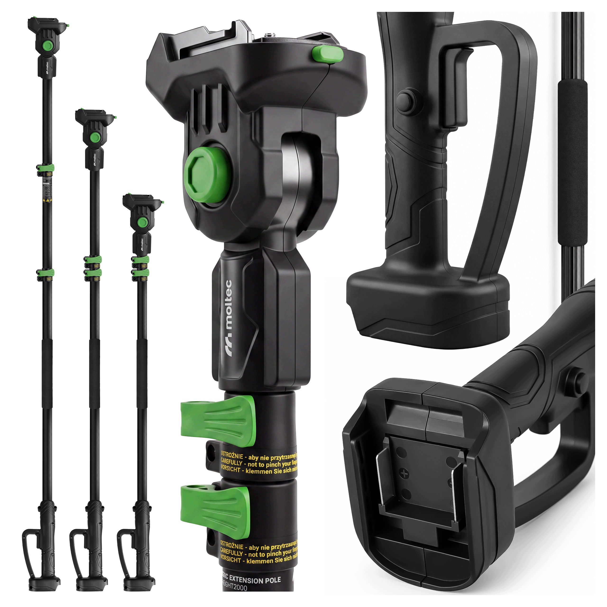 Teleskopický Výložník 107-200 cm Pro Pilu Pily Foukače Nůžek