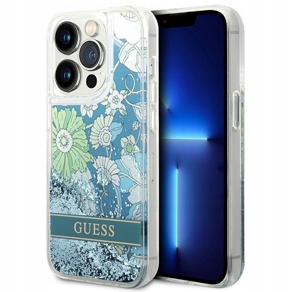Guess GUHCP14XLFLSN iPhone 14 Pro Max 6,7" zielony/green hardcase Flow